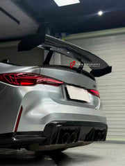 DRY CARBON REAR WING SPOILER FOR BMW M4 G82 2021+

Set include:

Rear Wing Spoiler
Brackets 

Material: Carbon

Note: Professional installation is required 