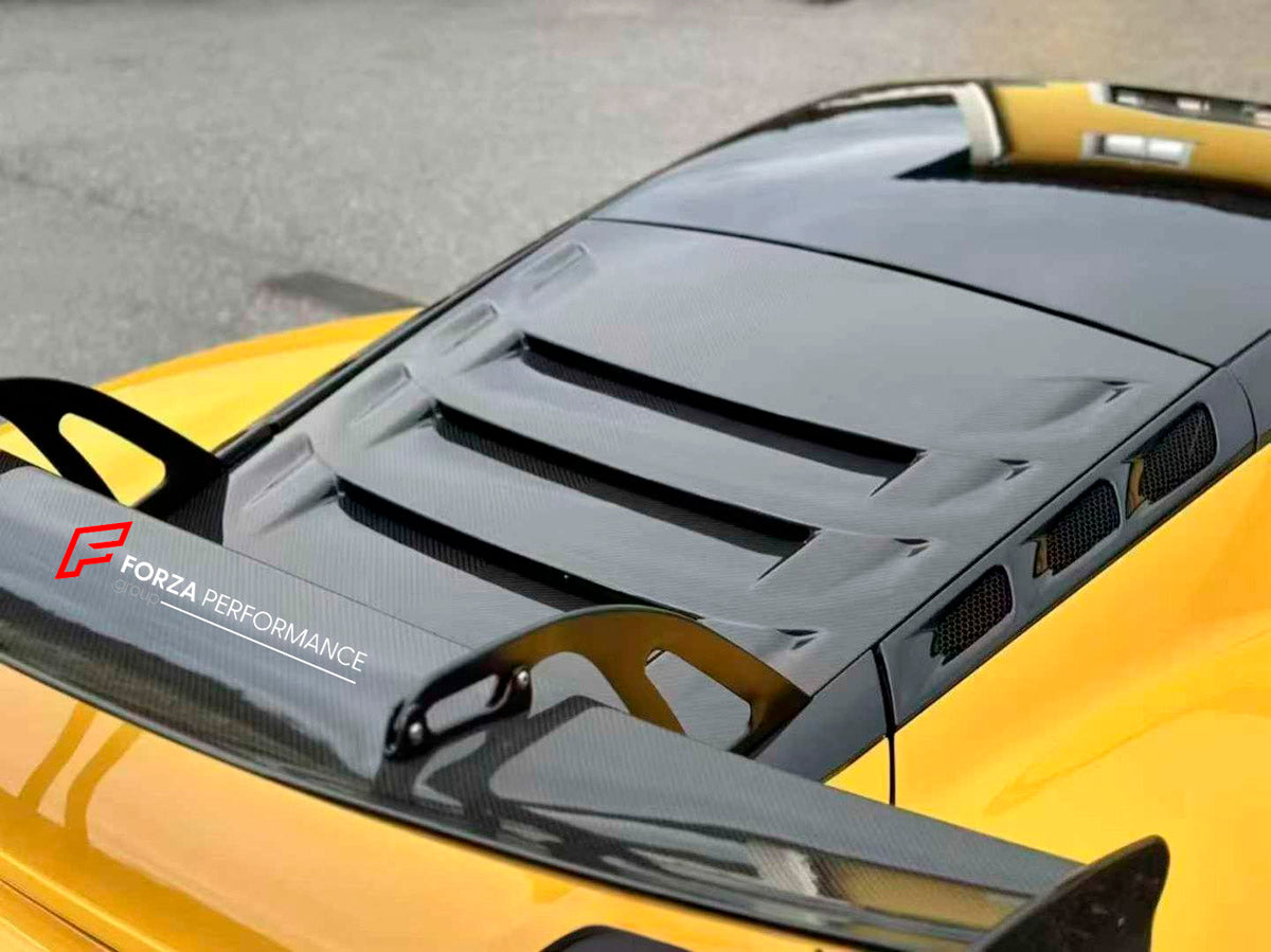 REAR WING SPOILER AND ENGINE COVER for Lotus EMIRA 2022+
Set includes:

Rear Wing Spoiler
Engine Cover
Material: Dry Carbon

NOTE: Professional installation is required.