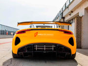 REAR WING SPOILER AND ENGINE COVER for Lotus EMIRA 2022+
Set includes:

Rear Wing Spoiler
Engine Cover
Material: Dry Carbon

NOTE: Professional installation is required.