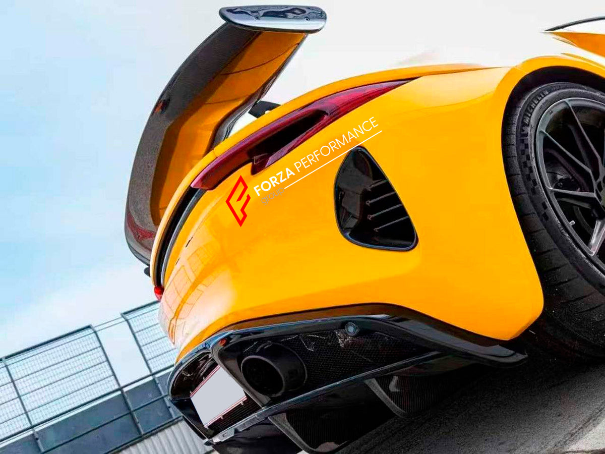 REAR WING SPOILER AND ENGINE COVER for Lotus EMIRA 2022+
Set includes:

Rear Wing Spoiler
Engine Cover
Material: Dry Carbon

NOTE: Professional installation is required.