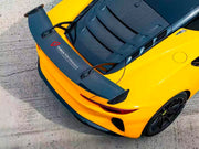 REAR WING SPOILER AND ENGINE COVER for Lotus EMIRA 2022+
Set includes:

Rear Wing Spoiler
Engine Cover
Material: Dry Carbon

NOTE: Professional installation is required.