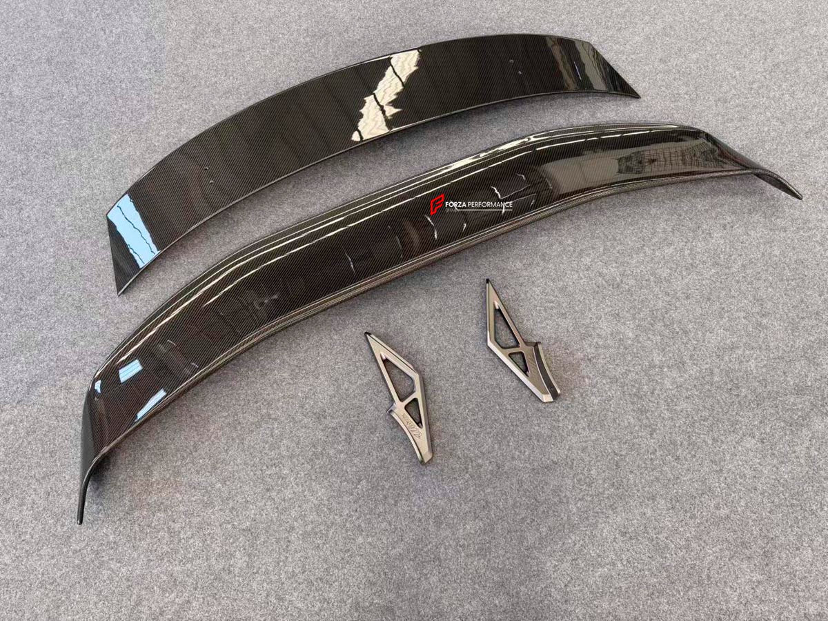 DRY CARBON REAR WING SPOILER for XIAOMI SU7 2024+
Set includes:

Rear Wing Spoiler
Material: Dry Carbon

NOTE: Professional installation is required.