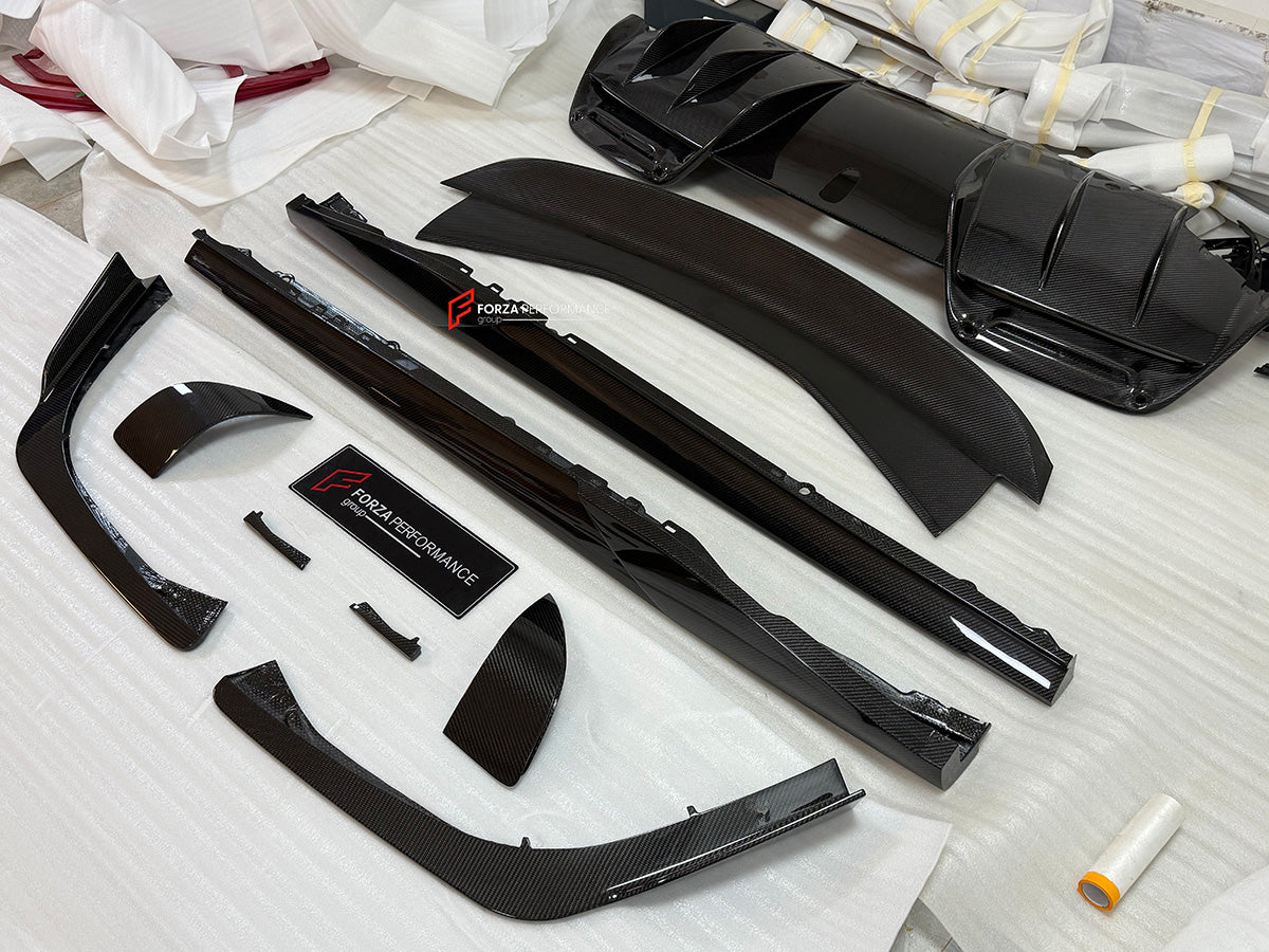 DRY CARBON REPLACEMENT BODY KIT for FERRARI 296 GTS GTB


Set includes:
Front Lip

Side Skirts
Side Air Inlet Trims
Rear Spoiler / Ducktail
Rear Diffuser


Material: Dry Carbon

NOTE: Professional installation is required.

Contact us for pricing



Why “Contact Us for Pricing”?

We don’t display fixed prices because our goal is to offer you the most competitive deal possible. Product costs often decrease over time, and by requesting a quote, you’ll receive our most up-to-date price on market.

Payment ►
Vi