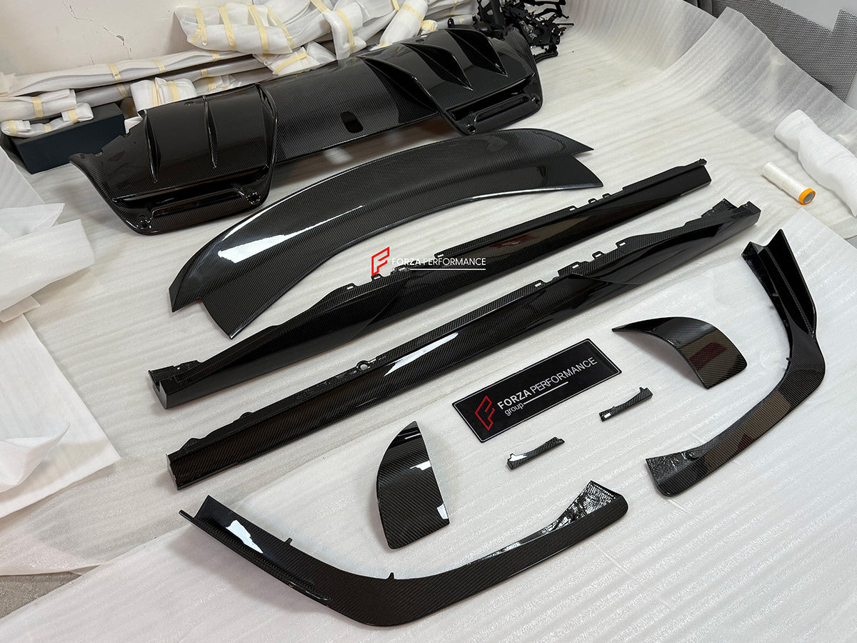 DRY CARBON REPLACEMENT BODY KIT for FERRARI 296 GTS GTB


Set includes:
Front Lip

Side Skirts
Side Air Inlet Trims
Rear Spoiler / Ducktail
Rear Diffuser


Material: Dry Carbon

NOTE: Professional installation is required.

Contact us for pricing



Why “Contact Us for Pricing”?

We don’t display fixed prices because our goal is to offer you the most competitive deal possible. Product costs often decrease over time, and by requesting a quote, you’ll receive our most up-to-date price on market.

Payment ►
Vi