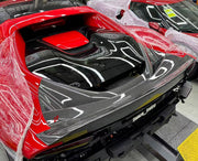 DRY CARBON REPLACEMENT BODY KIT for FERRARI 296 GTS GTB

Set includes:
Front Lip
Side Skirts
Side Air Inlet Trims
Ducktail Spoiler
Rear Diffuser
Material: Dry Carbon

NOTE: Professional installation is required.