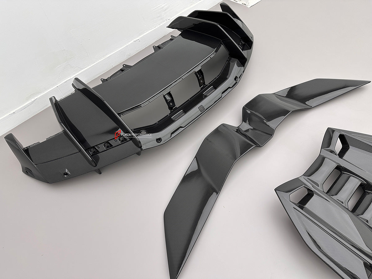 DRY CARBON REPLACEMENT BODY KIT for LAMBORGHINI REVUELTO 2023+

Set includes:

Front Lip

Side Mirror Covers

Side Skirts
Rear Spoiler
Rear Engine Bay


Material: Crafted with CNC-molded autoclave dry carbon fiber.

NOTE: Professional installation is required.

Why “Contact Us for Pricing”?

We don’t display fixed prices because our goal is to offer you the most competitive deal possible. Product costs often decrease over time, and by requesting a quote, you’ll receive our most up-to-date price on market.

