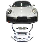 DRY CARBON REPLACEMENT BODY KIT for PORSCHE 911 992.2 CARRERA COUPE S T 4S 2024+ Forza Performance Custom fit

Set includes:
Front Lip
Front Bumper Air Vent Trim
Rear Diffuser
Exhaust System

Material: Dry Carbon

NOTE: Professional installation is required.