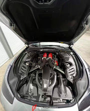 DRY CARBON REPLACEMENT ENGINE BAY KIT for FERRARI GTC4LUSSO 2016 - 2020
Set includes:

Engine Bay Side Panels
Engine Bay Center Cover
Air Box Intake Covers
Material: Dry Carbon

NOTE: Professional installation is required.