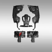 DRY CARBON REPLACEMENT ENGINE BAY KIT for FERRARI GTC4LUSSO 2016 - 2020
Set includes:

Engine Bay Side Panels
Engine Bay Center Cover
Air Box Intake Covers
Material: Dry Carbon

NOTE: Professional installation is required.