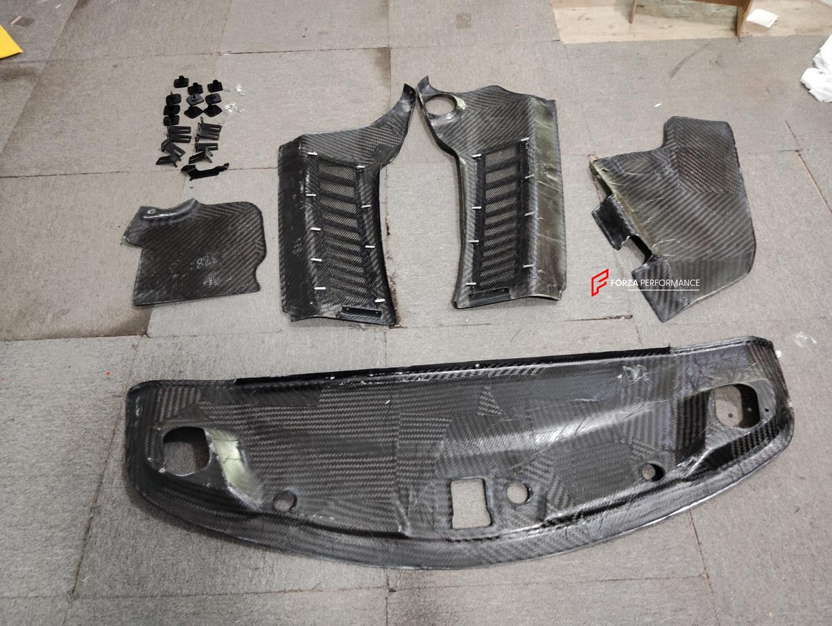DRY CARBON REPLACEMENT ENGINE COVER for MERCEDES BENZ SLS AMG W197 2010 - 2015
Set includes:

Engine Cover
Material: Dry Carbon

NOTE: Professional installation is required.