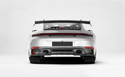 DRY CARBON GT3 STYLE REAR WING SPOILER for PORSCHE 911 992.2 CARRERA COUPE S T 4S 2024+ Forza Performance Custom fit

Set includes:
Rear Wing Spoiler

Material: Dry Carbon

NOTE: Engine Lid is required for Spoiler to be installed. Professional installation is required.