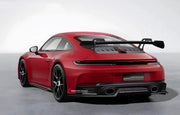 DRY CARBON GT3 STYLE REAR WING SPOILER for PORSCHE 911 992.2 CARRERA COUPE S T 4S 2024+ Forza Performance Custom fit

Set includes:
Rear Wing Spoiler

Material: Dry Carbon

NOTE: Engine Lid is required for Spoiler to be installed. Professional installation is required.