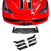 DRY CARBON REPLACEMENT FRONT LIP and FRONT BUMPER VENT WINGLETS  for FERRARI 458 SPECIALE 2013 - 2015

Set includes:

Front Lip
Front Bumper Vent Winglets

Material: Dry Carbon

NOTE: Professional installation is required
