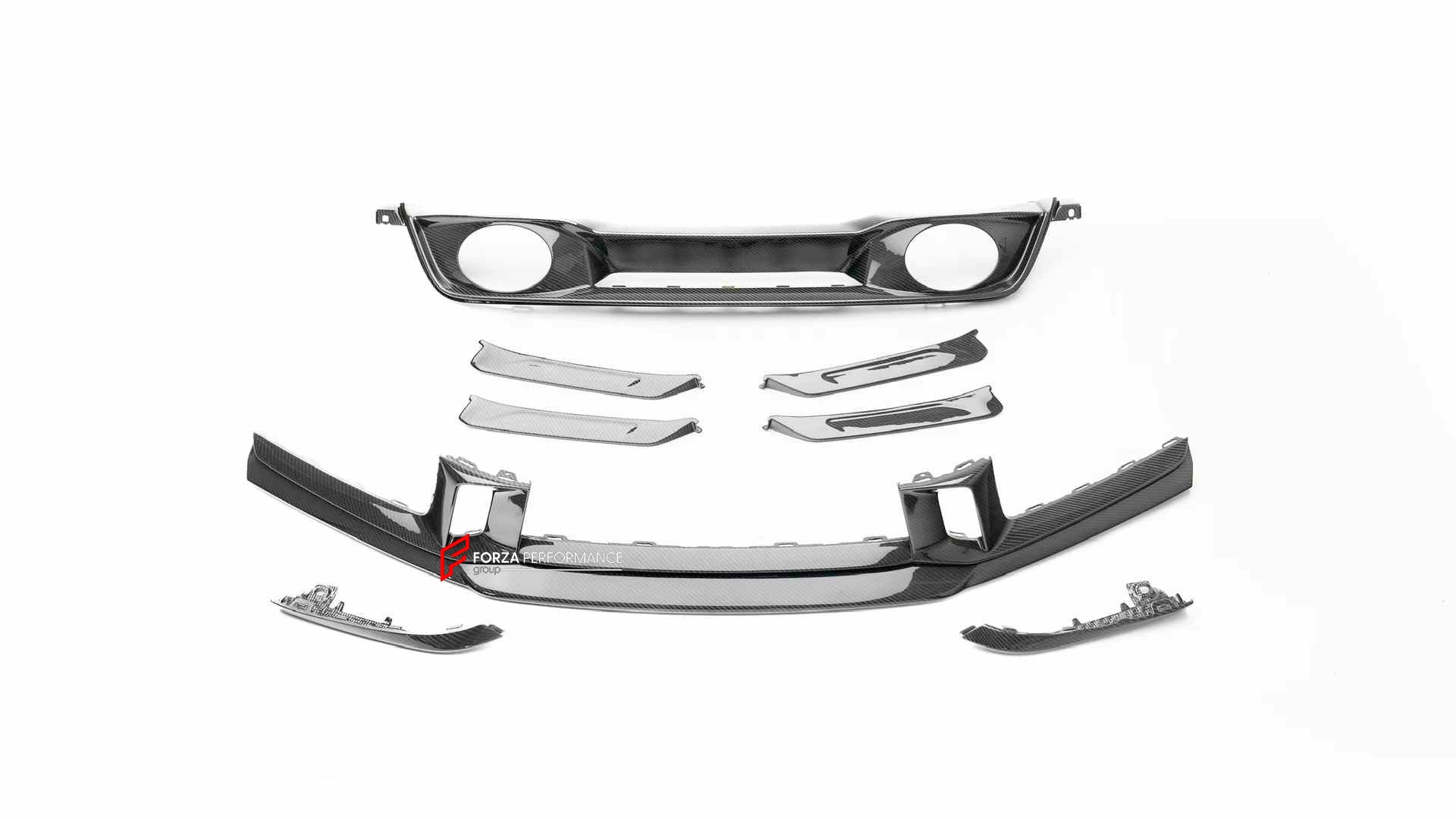 DRY CARBON REPLACEMENT FRONT LIP for PORSCHE 911 992.2 CARRERA GTS 2025+