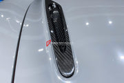 DRY CARBON REPLACEMENT HOOD BONNET AIR VENTS SCOOP for MCLAREN 720S 2017 - 2023

Set includes:

Air Vents

Material: Carbon Fiber

NOTE: Professional installation is required