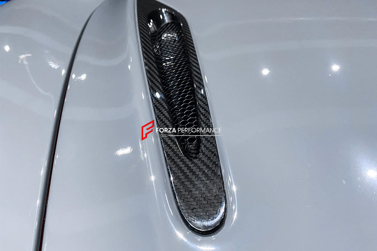 DRY CARBON REPLACEMENT HOOD BONNET AIR VENTS SCOOP for MCLAREN 720S 2017 - 2023

Set includes:

Air Vents

Material: Carbon Fiber

NOTE: Professional installation is required