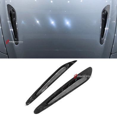 DRY CARBON REPLACEMENT HOOD BONNET AIR VENTS SCOOP for MCLAREN 720S 2017 - 2023

Set includes:

Air Vents

Material: Carbon Fiber

NOTE: Professional installation is required