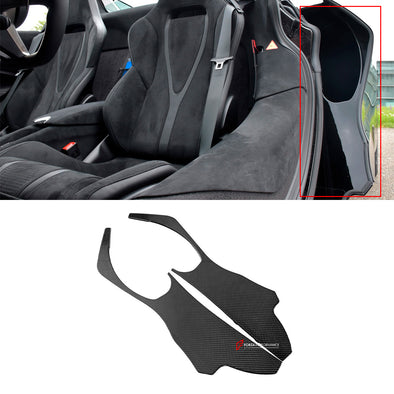 DRY CARBON REPLACEMENT INNER DOOR JAM PANEL for MCLAREN 720S 2017 - 2023

Set includes:

Door Jam Panel

Material: Carbon Fiber

NOTE: Professional installation is required