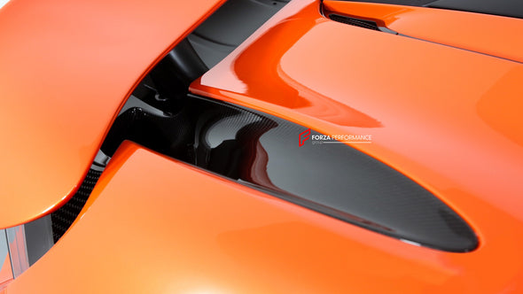 DRY CARBON REPLACEMENT REAR AIR INTAKE SIDEWALL for MCLAREN 720S 2017 - 2023

Set includes:

Rear Air Intake Sidewall

Material: Carbon Fiber

NOTE: Professional installation is required