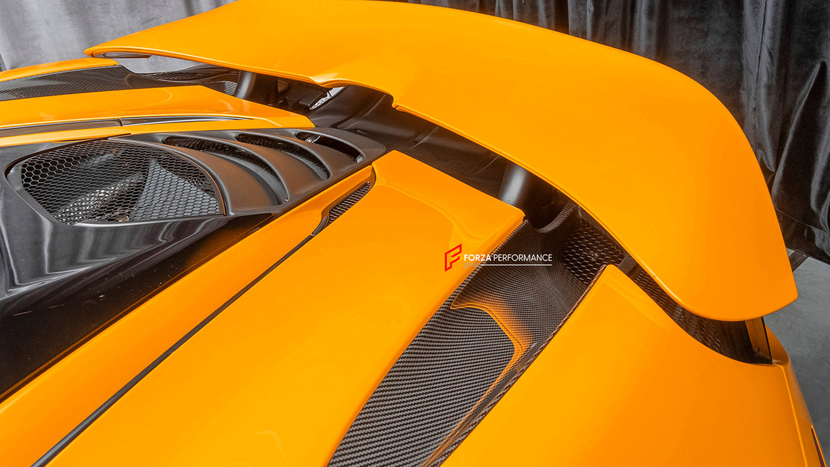 DRY CARBON REPLACEMENT REAR AIR INTAKE SIDEWALL for MCLAREN 720S 2017 - 2023

Set includes:

Rear Air Intake Sidewall

Material: Carbon Fiber

NOTE: Professional installation is required