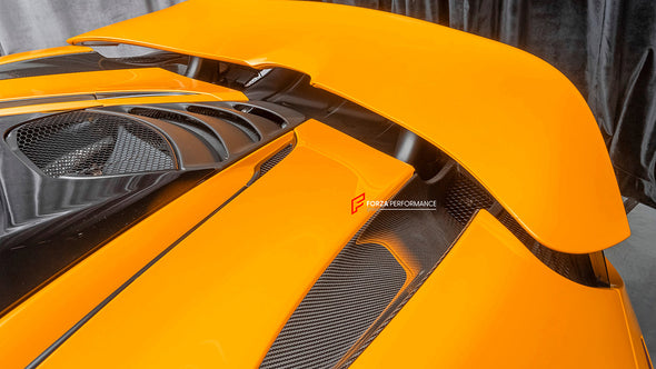 DRY CARBON REPLACEMENT REAR AIR INTAKE SIDEWALL for MCLAREN 720S 2017 - 2023

Set includes:

Rear Air Intake Sidewall

Material: Carbon Fiber

NOTE: Professional installation is required