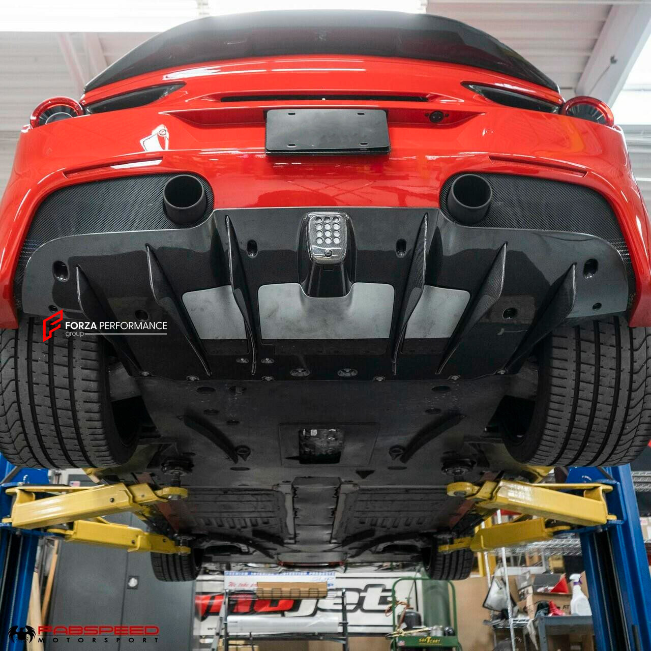 DRY CARBON REPLACEMENT REAR DIFFUSER for FERRARI 488 GTB SPIDER 2015 - 2020
Set includes:
Rear Diffuser
Material: Carbon Fiber
NOTE: Professional installation is required