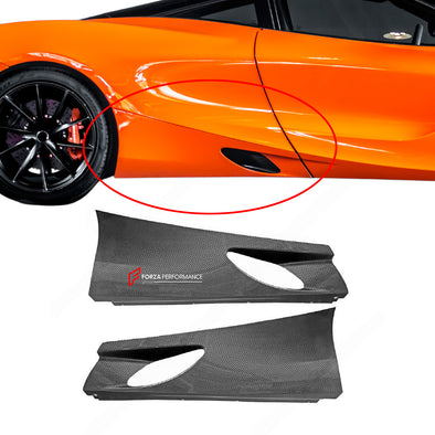 DRY CARBON REPLACEMENT REAR QUARTER ROCKER PANEL SIDE SKIRTS for MCLAREN 720S 2017 - 2023

Set includes:

Rear Quarter Rocker Panel Side Skirts

Material: Carbon Fiber

NOTE: Professional installation is required