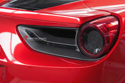 DRY CARBON REPLACEMENT REAR TAIL LIGHT COVERS for FERRARI 488 GTB SPIDER 2015 - 2020

Set includes:

Rear Tail Light Covers

Material: Carbon Fiber

NOTE: Professional installation is required