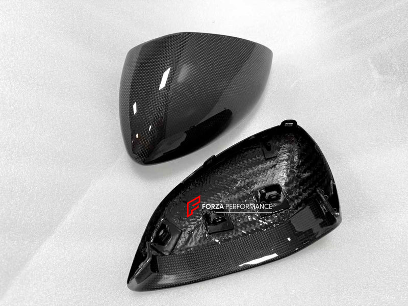 DRY CARBON REPLACEMENT SIDE MIRROR COVERS for FERRARI PUROSANGUE