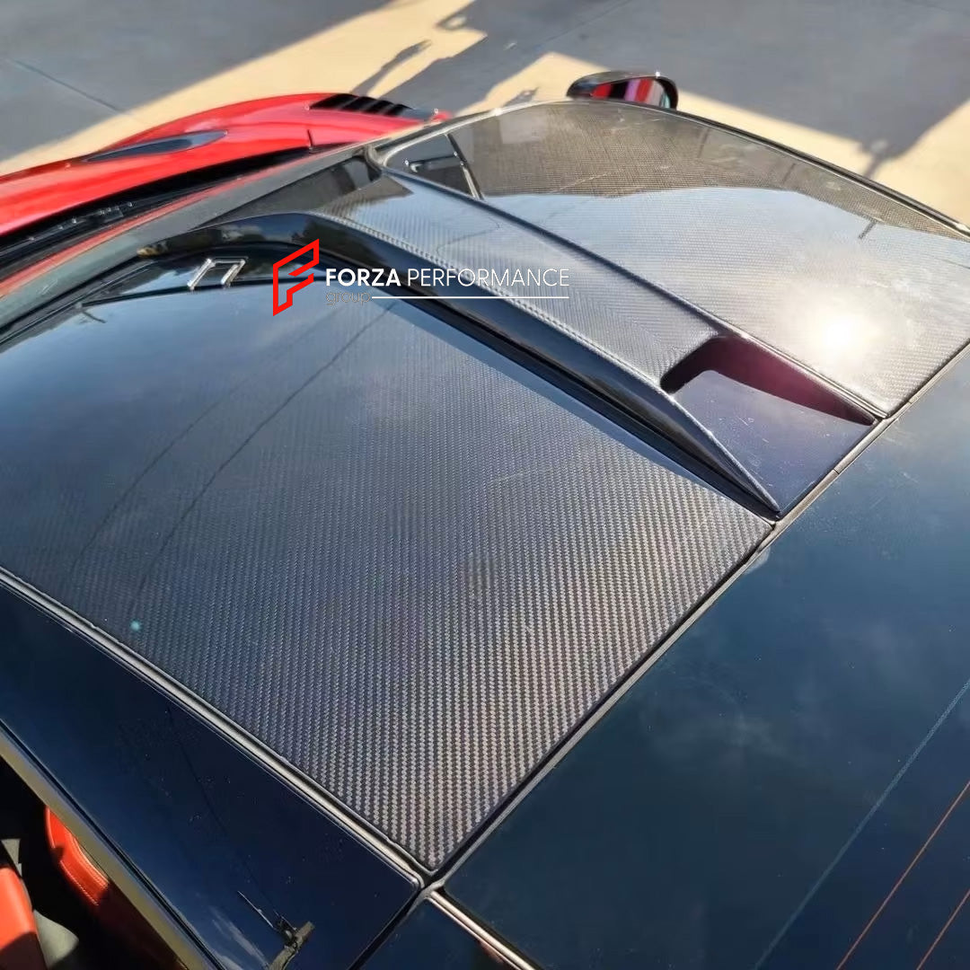 DRY CARBON ROOF COVER for MCLAREN 720S 2017 - 2023

Set includes:

Roof Cover

Material: Carbon Fiber

NOTE: Professional installation is required