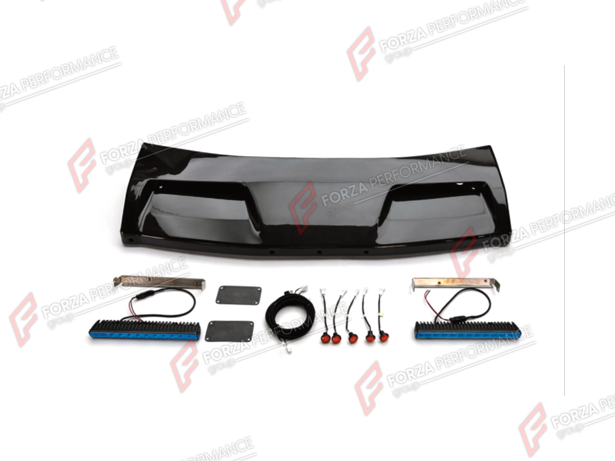 DRY CARBON ROOF LIGHT BAR for MERCEDES-BENZ G-CLASS W464 4X4 2019 - 2024 FORZA PERFORMANCE custom fit Even Concave Style

Set includes:
Roof Light Bar

Material: Dry Carbon

NOTE: Professional installation is required.