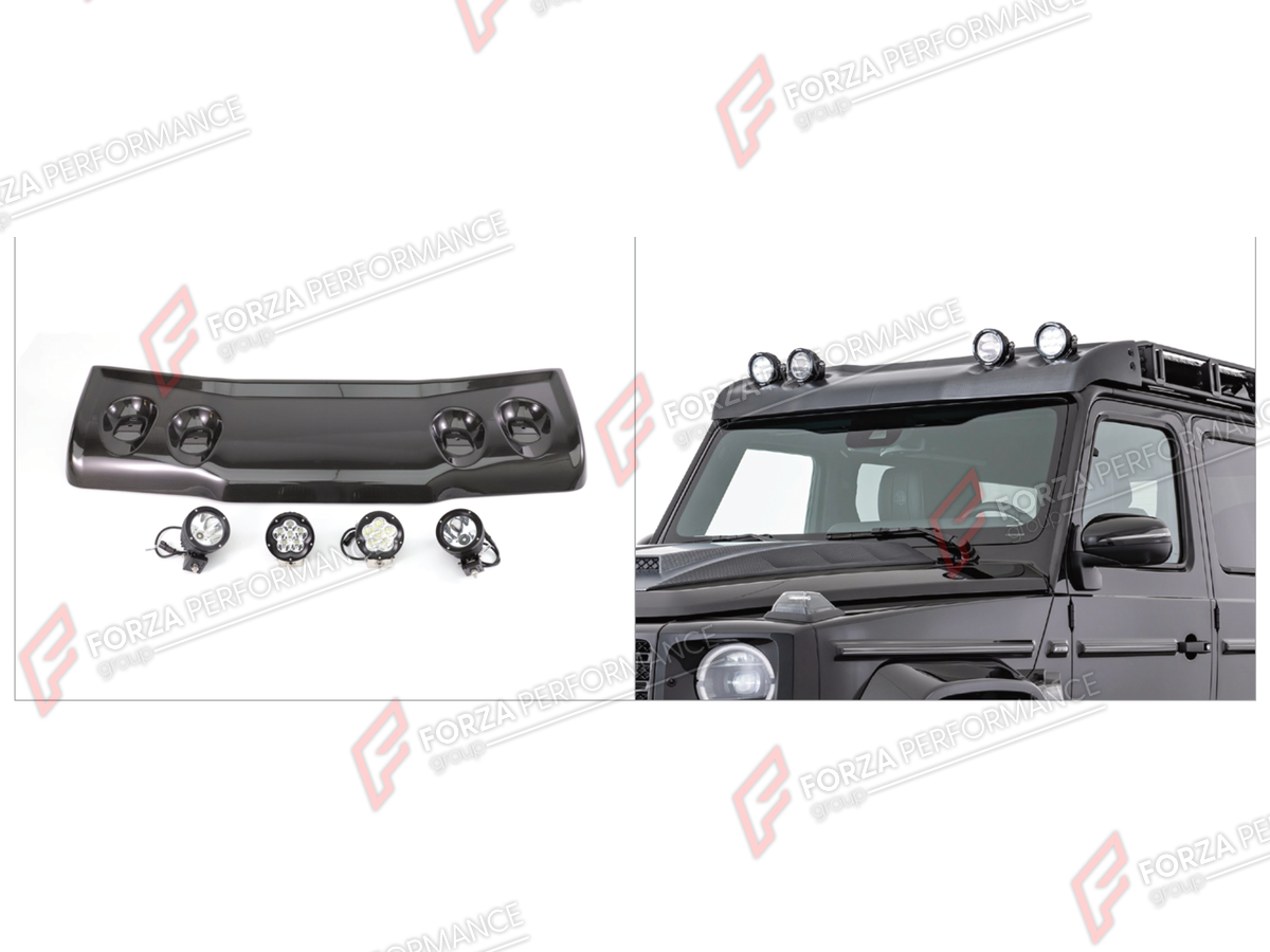 DRY CARBON ROOF LIGHT BAR for MERCEDES-BENZ G-CLASS W464 2019 - 2024 FORZA PERFORMANCE custom fit Adventure Style

Set includes:
Roof Light Bar

Material: Dry Carbon

NOTE: Professional installation is required.