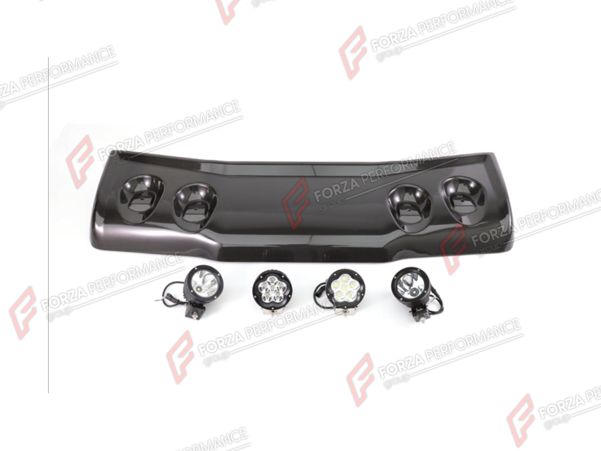 DRY CARBON ROOF LIGHT BAR for MERCEDES-BENZ G-CLASS W464 2019 - 2024 FORZA PERFORMANCE custom fit Adventure Style

Set includes:
Roof Light Bar

Material: Dry Carbon

NOTE: Professional installation is required.