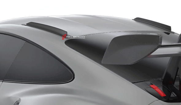 DRY CARBON ROOF RAILS for PORSCHE 911 992 GT3 RS