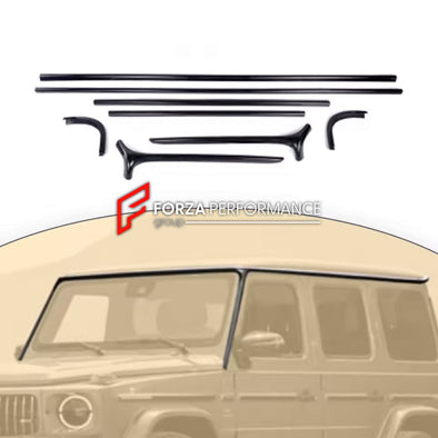 DRY CARBON ROOF TRIMS for MERCEDES-BENZ G-CLASS W465 G450 G350 G500 G550 AMG G63 2024+



Set includes:

Roof Trims

Material: Dry Carbon

NOTE: Professional installation is required