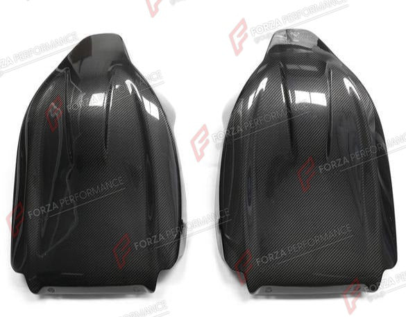 DRY CARBON SEAT BACK COVERS 2 PCS FULL SET for BMW M3 G80 2021+