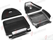 DRY CARBON SEAT BACK COVERS 4 PCS for BMW X5M F95 X6M F96 2020+
Set includes:

Seat Back Covers
Material: Dry Carbon

NOTE: Available in base or charger-hole version - specify when ordering. Add-on type - installs over the original part. Professional installation is required.