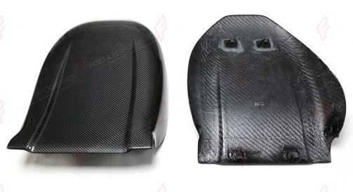 DRY CARBON SEAT BACK COVERS for TESLA MODEL S 2021+