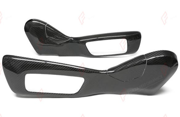 DRY CARBON SEAT SIDE FRAME COVERS for BMW 4 SERIES G22 G23 2021+