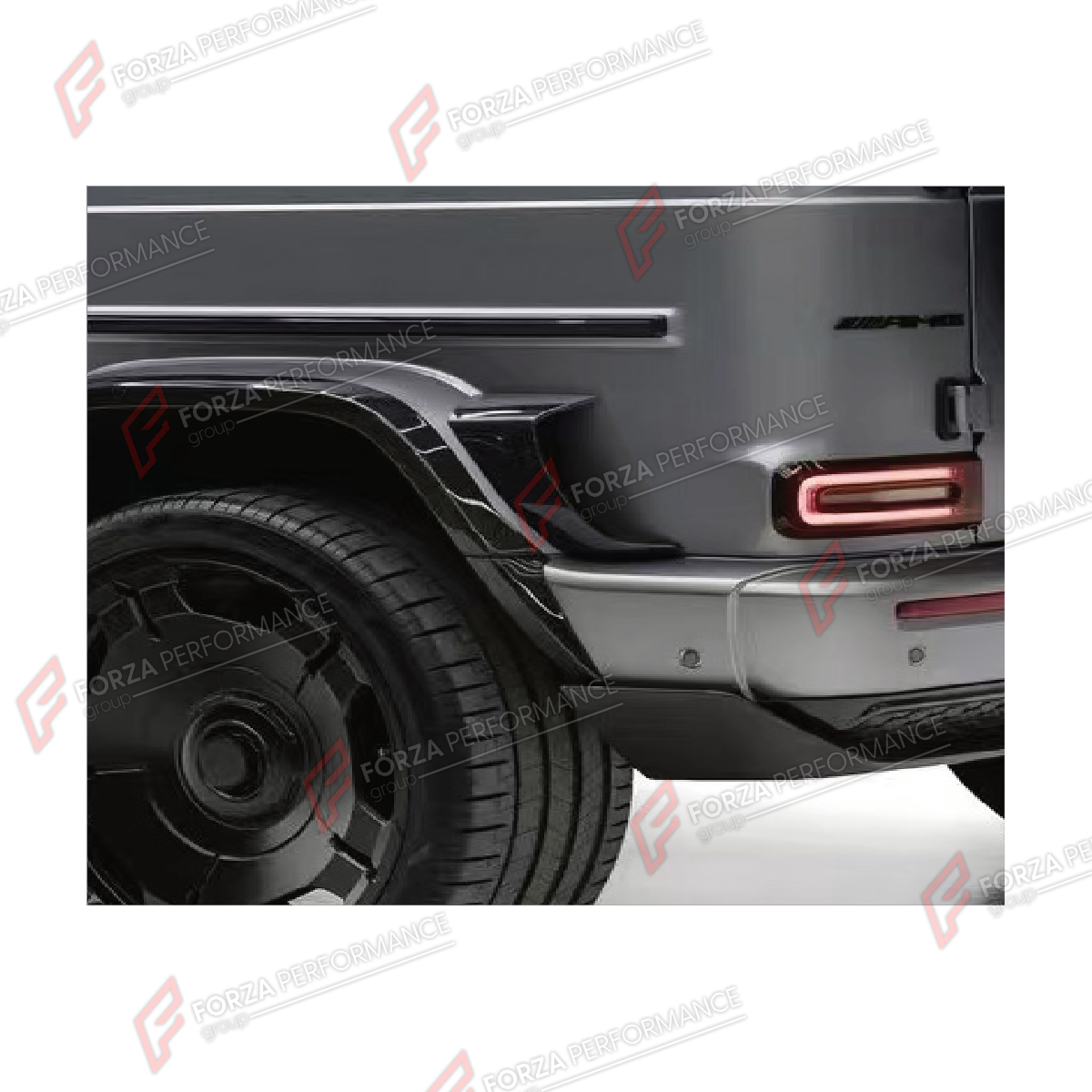 DRY CARBON SIDE AIR VENTS for MERCEDES-BENZ G-CLASS W465 G63 G450D G500 G550 2025+ FORZA PERFORMANCE custom fit TOP Style

Set includes:
Side Air Vents

Material: Dry Carbon

NOTE: Professional installation is required.