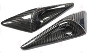 DRY CARBON SIDE CAMERA COVERS 2 PCS for TESLA MODEL S 2021+
Set includes:

Side Camera Covers (2 pcs/set)
Material: Dry Carbon

NOTE: Add-on type - installs over the original part. Professional installation is required.