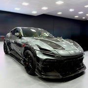 DRY CARBON SIDE FENDER FLARES for FERRARI PUROSANGUE 2023+ FORZA PERFORMANCE Keyvany
Set includes:

Front Side Fender Flares
Rear Side Fender FLares
Material: Dry Carbon

NOTE: Professional installation is required.