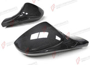DRY CARBON SIDE MIRROR COVERS 4 PCS for FERRARI 458 ITALIA SPIDER SPECIALE 2009 - 2015
Set includes:

Side Mirror Covers (4 pcs/set)
Material: Dry Carbon

NOTE: Professional installation is required.