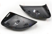 DRY CARBON SIDE MIRROR COVERS for AUDI A3 S3 RS3 8V 2013 - 2020
Set includes:

Side Mirror Covers (with or without assist-sensor cutout - your choice)
Material: Dry Carbon

NOTE: Available with or without the driver-assist sensor cutout - specify your version when ordering. Professional installation is required.