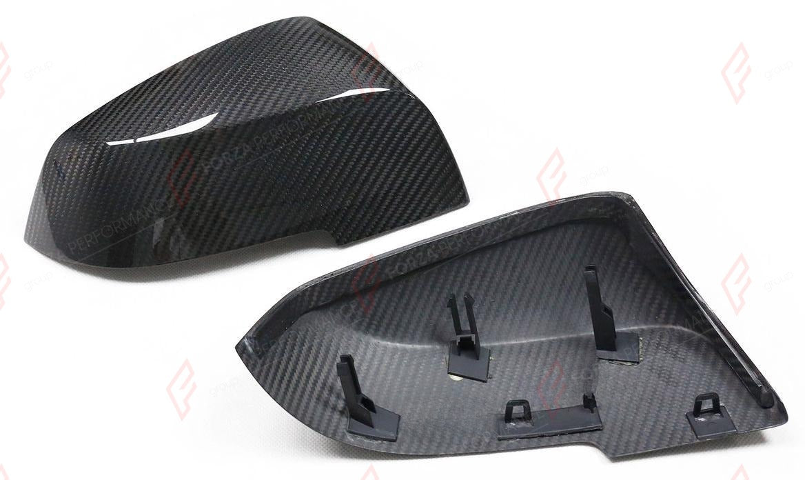 DRY CARBON SIDE MIRROR COVERS for BMW 1 SERIES F20 F21 2011 - 2019
Set includes:

Side Mirror Covers
Material: Dry Carbon

NOTE: Professional installation is required.
