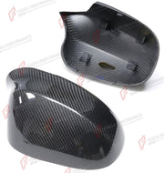 DRY CARBON SIDE MIRROR COVERS for BMW 3 SERIES E90 LCI 2008 - 2012
Set includes:

Side Mirror Covers
Material: Dry Carbon

NOTE: Professional installation is required.