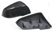 DRY CARBON SIDE MIRROR COVERS for BMW 4 SERIES F32 F33 F36 2014 - 2020
Set includes:

Side Mirror Covers
Material: Dry Carbon

NOTE: Professional installation is required.