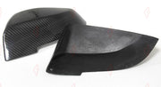 DRY CARBON SIDE MIRROR COVERS for BMW 5 SERIES F10 LCI 2013 - 2017
Set includes:

Side Mirror Covers
Material: Dry Carbon

NOTE: Add-on type - installs over the original part. Professional installation is required.