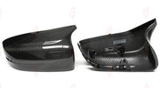 DRY CARBON SIDE MIRROR COVERS for BMW 8 SERIES G14 G15 G16 M850i 2018+
Set includes:

Side Mirror Covers
Material: Dry Carbon

NOTE: For LHD (left-hand drive) cars only. For M850i only. Professional installation is required.