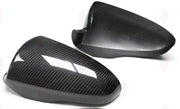 DRY CARBON SIDE MIRROR COVERS for BMW M5 F10 2012 - 2016
Set includes:

Side Mirror Covers
Material: Dry Carbon

NOTE: Add-on type - installs over the original part. Professional installation is required.